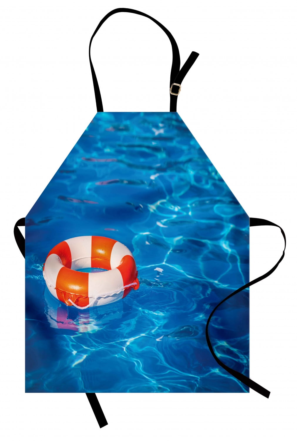 Buoy Apron Life Buoy in Crystal Clear Swimming Pool Summer Relaxing ...