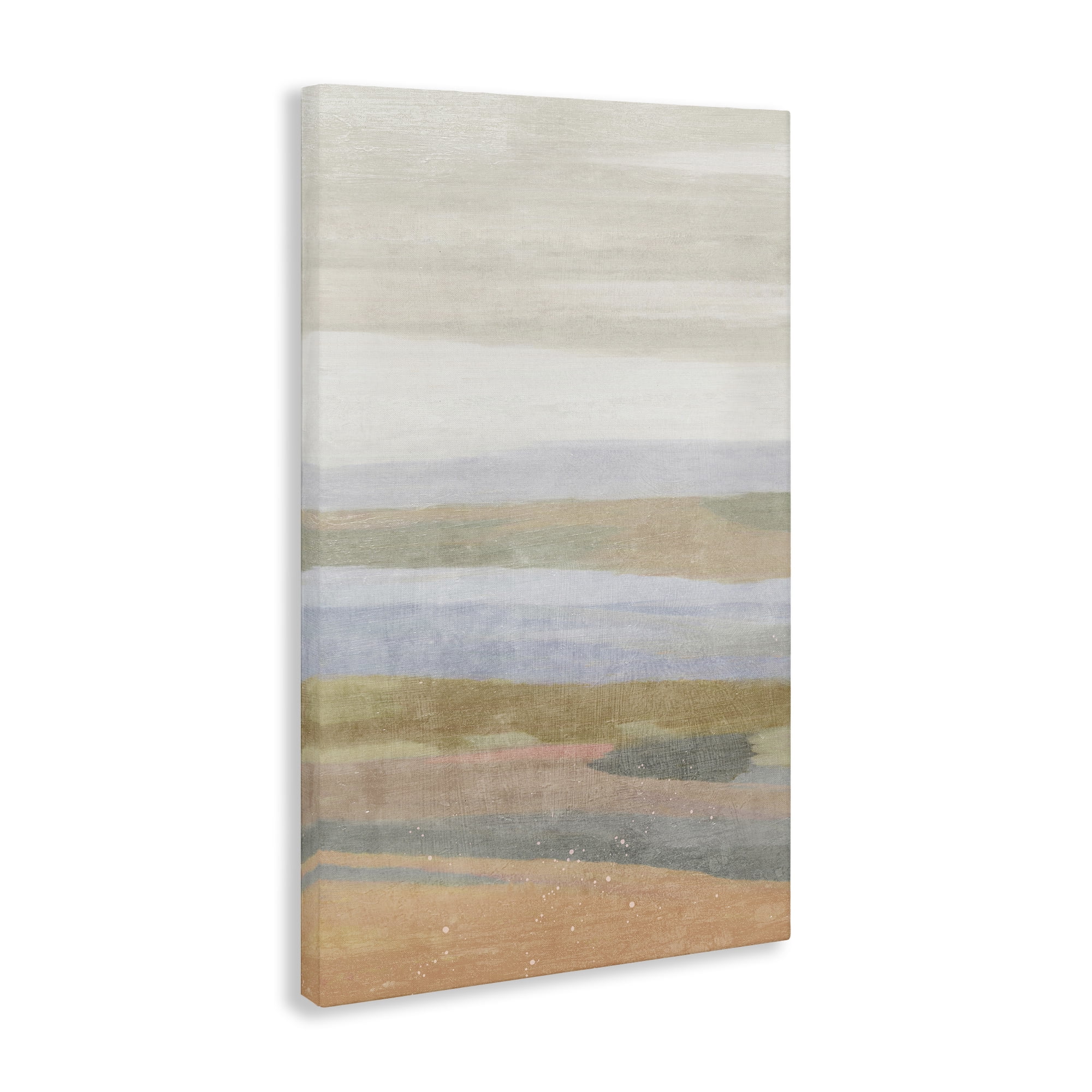 Stupell Industries Beach Dunes Abstraction Coastal Painting Gallery Wrapped Canvas Art Print Wall Art, 20 x 30