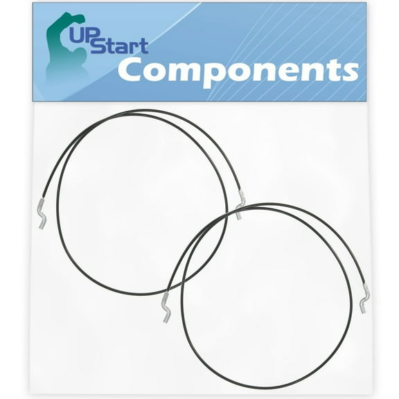 2-Pack 1501123MA Clutch Cable Replacement for Murray 627809X54B (2001) Dual Stage Snow Thrower - Compatible with 1501123MA Drive Cable