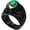 Black Green, variant on Men's Stainless Steel Gold United States Army Class Rings