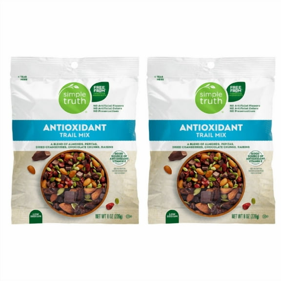 Simple Truth Antioxidant Trail Mix 2 Pack 8 oz Low Sodium