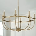 thumbnail image 7 of 8 Light Chandelier In Contemporary Style-28.75 Inches Tall And 38 Inches Wide     -Traditional Installation Capital Lighting 425181Ad, 7 of 7