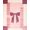 Pink Ivory Plum, Pattern 7, variant on ODIKA 8'x10' Washable Area Rug Non-Shedding, Easy Care, Mid Century Pixel Retro Atomic Mosaic Border Motif Geometric for King Size Bedroom Under Bed, Master Suite