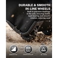 thumbnail image 5 of Gonex 30-Inch Large Rolling Duffel Bag with Wheels, Water Repellent Lightweight Wheeled Travel Duffle Luggage with TSA Lock & Telescopic Handle, 5 of 8