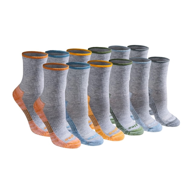 Calcetines Dickies Dri-Tech Avanzados para Mujer, Control de Humedad, Gris