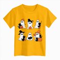 thumbnail image 4 of TOWED22 Toddler Girls Boys Halloween Shirts Fun Graphic T-Shirt Fall Tee Top Short Sleeve Cute Kids Clothes, 4 of 5