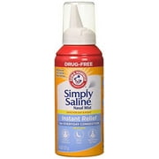Arm & Hammer Simply Saline Nasal Relief, 4.25 Fl Oz, 3 Pack