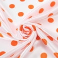 thumbnail image 4 of MEICHEN Womens Polka Dots Print Satin Head Scarf Fashion Lightweight Turbans Casual Soft Hijabs, 4 of 6