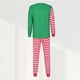thumbnail image 3 of Patrón de Papá Noel Top de manga larga Pantalones Casual Familia Cintura elástica Traje diario, 3 of 9