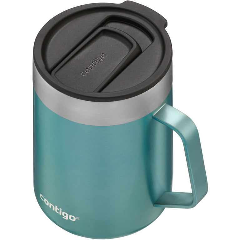 Contigo® Stainless Steel Vacuum-Insulated Mug with Handle and Splash-Proof  Lid, Bubble Tea, 14 oz