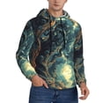 thumbnail image 2 of Sigee Enchanted Forest Skull Path for Men's Pullover Hoodie Sweatshirts Adult Casual Long Sleeve Sweatshirts ,Sizes S-4XL-Large, 2 of 7
