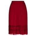 thumbnail image 5 of Miqool Womens Half Slips for Under Dresses Half Slip Lace Trim Half Slips for Under Dresses Knee Length 22-24 inch, 5 of 6