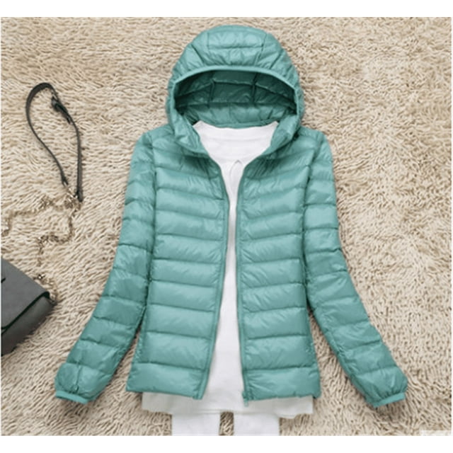 Veste Matelassée pour Femmes 15 Couleurs Grande Taille Ultra Légère avec Capuche