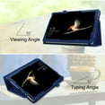 thumbnail image 3 of Epicgadget Case for Microsoft Surface Pro 8-13" Touchscreen 2021 Release Tablet - Lightweight PU Leather Folding Stand Protective Cover for 13 Inch Microsoft Surface Pro 8 (2021 Release) (Navy Blue), 3 of 5