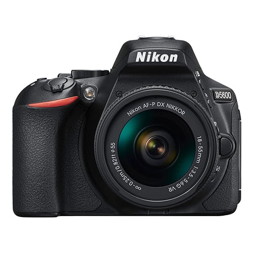 Nikon D5600 24.2 MP SLR - Black - AF-P DX 18-55mm VR Lens