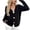 Black, variant on HAiming Womens Cardigan V Neck Button down Long Sleeve Solid Color Casual Coat Fall Winter Trendy Clothes