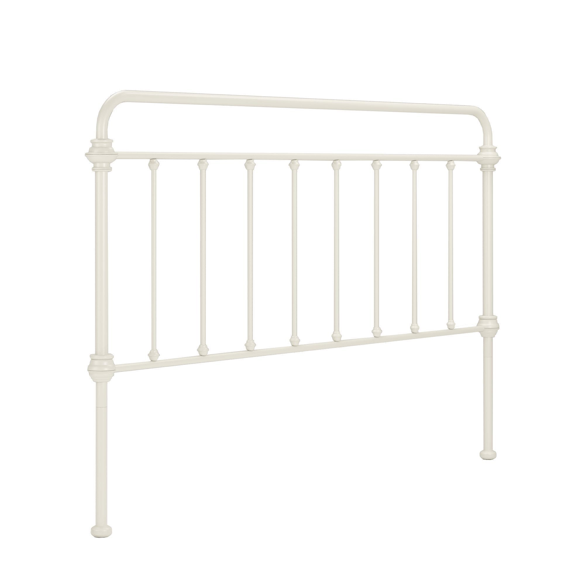 Weston Home Nottingham Metal King Bed, Silver Birch