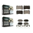 thumbnail image 1 of TEC Front Rear Ceramic Brake Pads Kit for Car Chevrolet Camaro Cadillac CT6 KTC-100011, 1 of 10