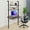 Black and Brown, variant on Ladder Desk 30x20 inches Wall Mounted Computer Desk Solid Wood Laptop Storage Table with Shelves Power Strip