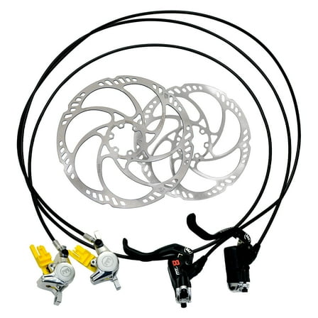 Magura MT8 Pro Carbon Post Mount Hydraulic Disc Brake Set w/180&203mm Rotor(F R) #MG2846