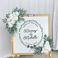 thumbnail image 4 of 2 Pieces Wedding Arch Flowers Swag Floral Arrangement for Wall Arbor Wedding, 4 of 6