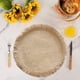 thumbnail image 4 of Alfombrilla Redonda Boho | Estilo Flecos Retro | Yute Lino Natural | Alfombrilla de Mesa Termorresistente de 15", 4 of 6