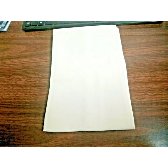 (One) American Signature King Pillowcase Beige 42" X 46" Poly/Cot T-200 Percale