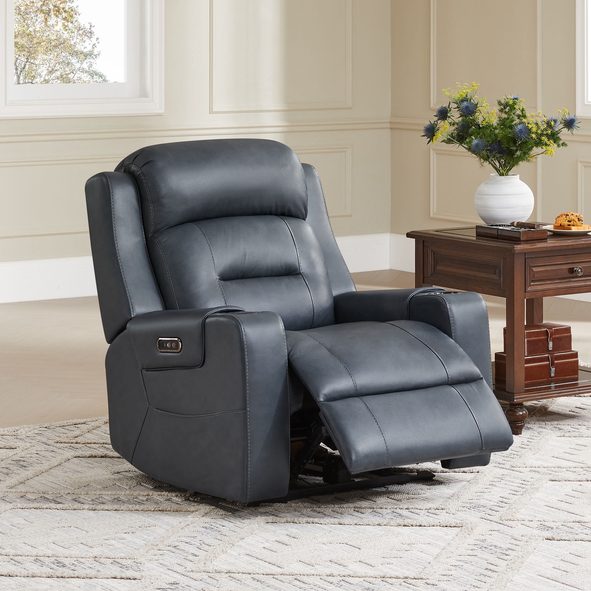 chita power genuine leather recliner product