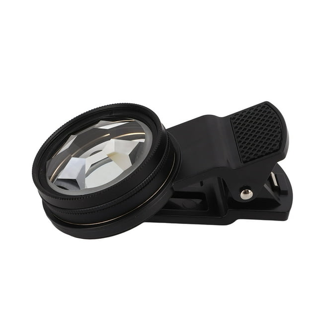 Lente de cámara móvil Caleidoscopio octaédrico Bling Bling Lente de filtro externo de múltiples imágenes