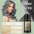 thumbnail image 3 of 2 Pack Silver Gray Hair Dye Shampoo 3 in 1, Instant Hair Color Shampoo Changes Hair Color Women & Men, Easy To Use & Lasts 3-4 Weeks & All Hair Types, 16.9 fl.oz, 3 of 7
