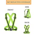 thumbnail image 4 of Adult Reflective Safety Vest / , High Visibility Adjustable Work Vest Jacket, High Visibility Sports Gear for Jogging, 2 Pack (Blue), 4 of 5