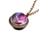 thumbnail image 2 of Collar para mujer, joyería para mujer, collar luminoso de doble cara con cúpula planetaria, colgante luminoso de doble cara, cadena de pareja con universo, collar luminoso de recuerdo para pareja, un, 2 of 2