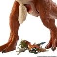 thumbnail image 3 of ​Jurassic World Camp Cretaceous Colossal Carnotaurus Toro Dinosaur Action Figure with Eating Feature, 36-in Long Large Toy Gift, 3 of 5