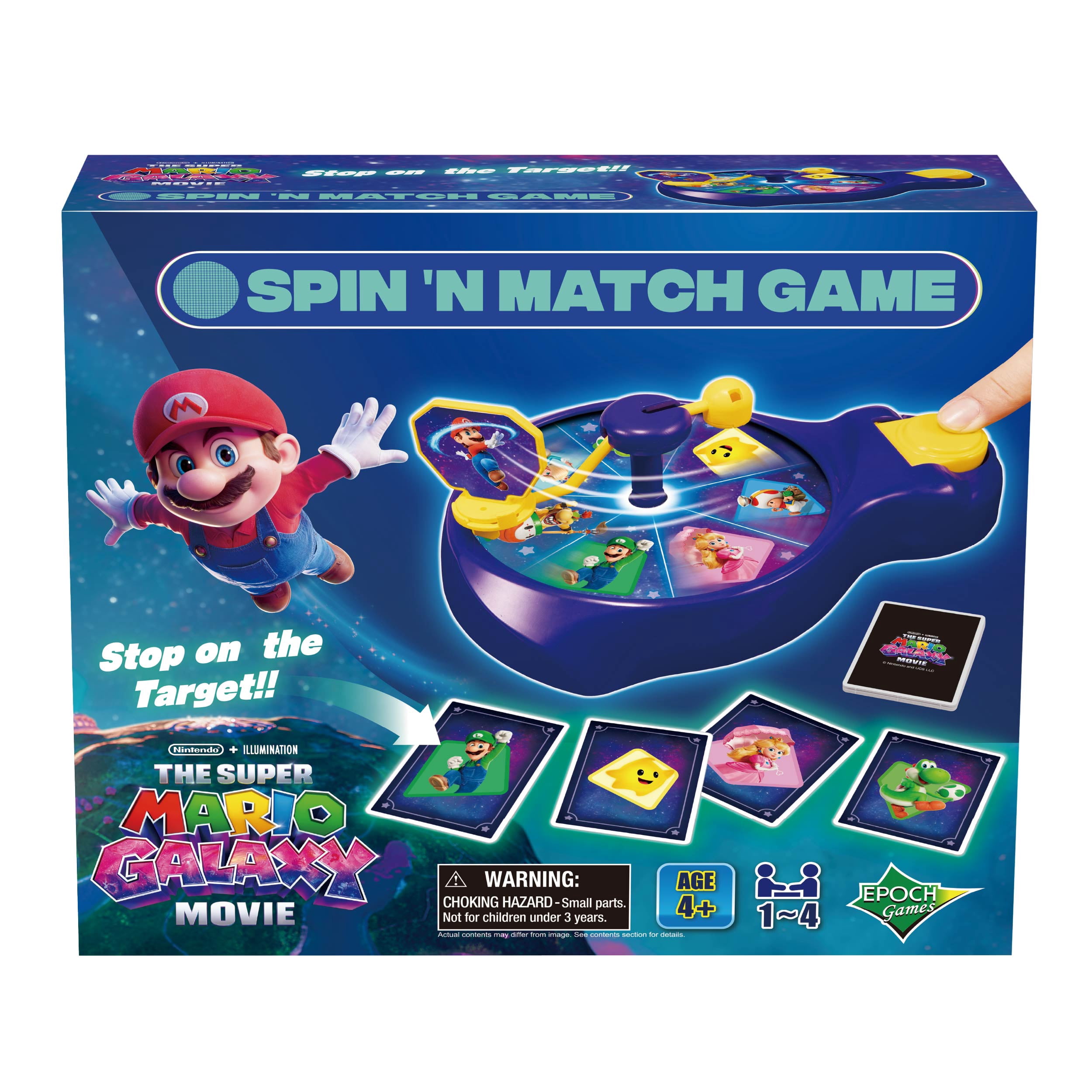 EPOCH Games Super Mario Spin 'n Match Game