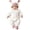 White-5TNtk, variant on OJSFQUFP Baby Dinosaur Toddler Fuzzy Plush Hooded Zipper Jumpsuit Infant Cosplay Romper for Halloween Party