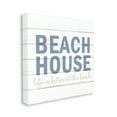 thumbnail image 3 of Stupell Industries Beach House Life Is Better Phrase Planked Pattern, 36 x 36, Design by Kim Allen, 3 of 7