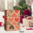 thumbnail image 1 of 6 bolsas de regalo para el día de San Valentín, bolsa de golosinas para niños, regalos del día de San Valentín, bolso de mano para fiesta, festival, , estilo D BLESIY Bolsa de San Valentín, 1 of 8