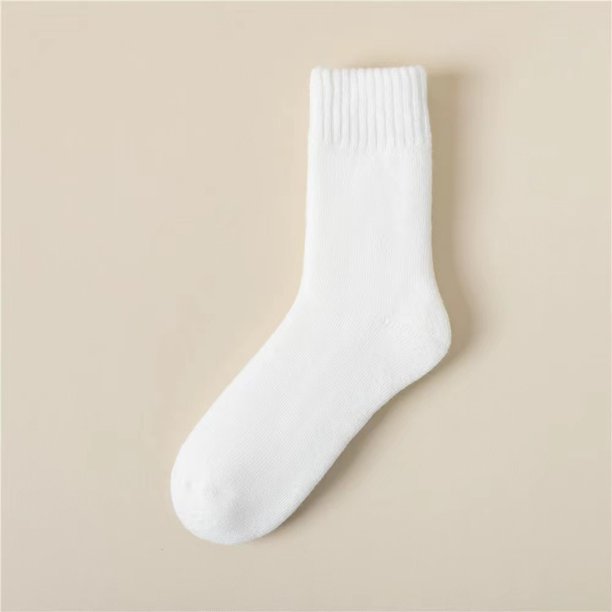 Calcetines de felpa para mujer, otoño e invierno, calcetines de pantorrilla engrosados, calcetines de rizo, calcetines cálidos para dormir en el suelo, calcetines de lana hasta la mitad de la