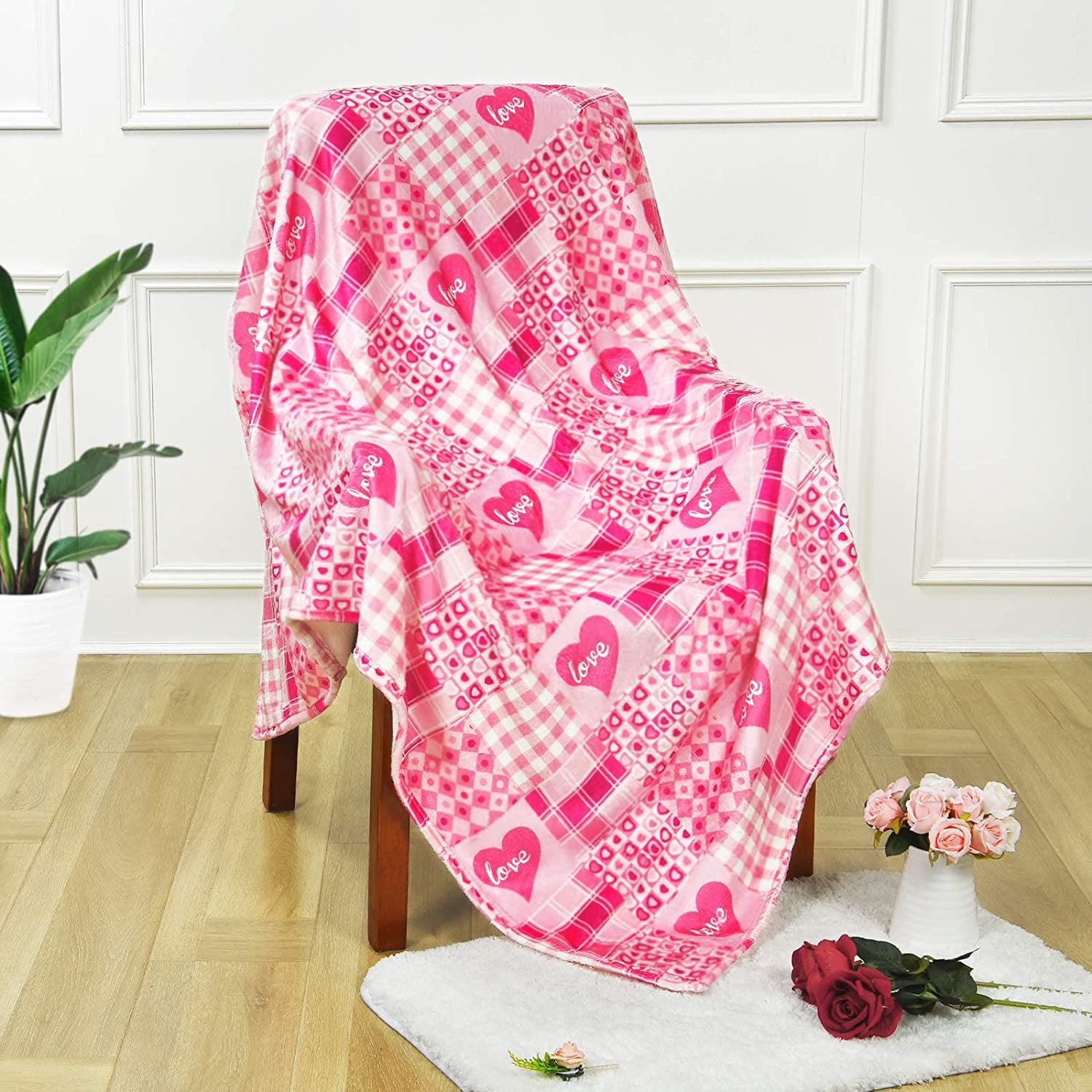 Walmart valentines day blanket hotsell