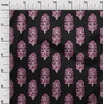 thumbnail image 2 of oneOone Cotton Silk Fabric Leaves & Floral Block Decor Fabric Printed BTY 42 Inch Wide, 2 of 4