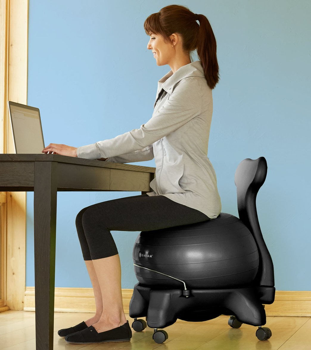 gaiam balance ball chair