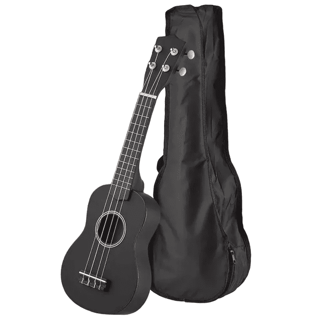 Ukelele Soprano Acústico De 21 Pulgadas Para Niño Negra Belug Ukulele Soprano Acústico
