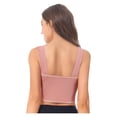 thumbnail image 4 of renvena Womens Mesh Overbust Corset Shoulder Strap Boned Bustier Shapewear Top Pink L, 4 of 7