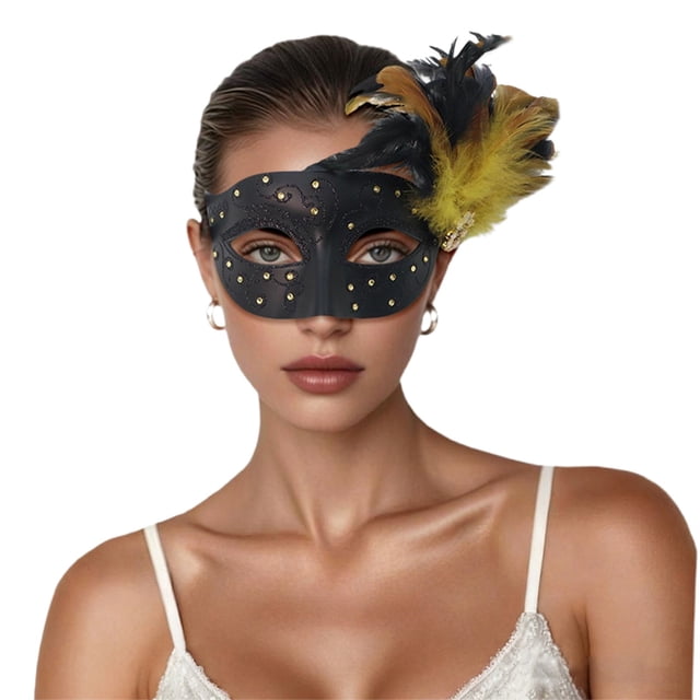 TINZ Elegant Carnival For Sparkling Delicate Lace Half Face Masquerade Party