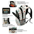thumbnail image 5 of FORMRS Unisex Backpack Elementary School Travel Bookbag with Reflective Stripes, Red Easter Eggs, 5 of 7