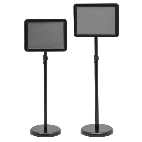 2Pcs Sign Stand with Adjustable Height&angle, Sign Holder Stand W/ Fillable Base