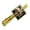Gold, variant on Pirate Skull Crossed Swords Cutlasses Ocean Moon Square Tie Bar Clip Clasp Tack- Silver or Gold