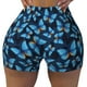 thumbnail image 2 of Fotbe Blue Butterfly Shorts Sin Costuras – Shorts Deportivos de Cintura Alta para Mujer, Elásticos para Gimnasio, Yoga, Running o Ciclismo-Medium, 2 of 8