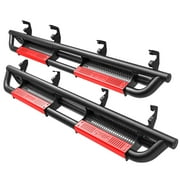 Ledkingdomus Running Boards for 2019-2023 2024 Silverado/Sierra 1500 Crew Cab Side Nerf Bar