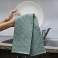 thumbnail image 4 of Ruvanti 6 Pack 100% Cotton 15x29 inch Kitchen Towels, Dish Towels for Kitchen, Soft, Washable, Super Absorbent Waffle Weave Tea Towels Linen Dishcloth for Quick Drying, Cleaning, Dish Rags – Gray, 4 of 10